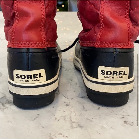Sorel Shoes Sorel Mid Calf Red Boots Poshmark
